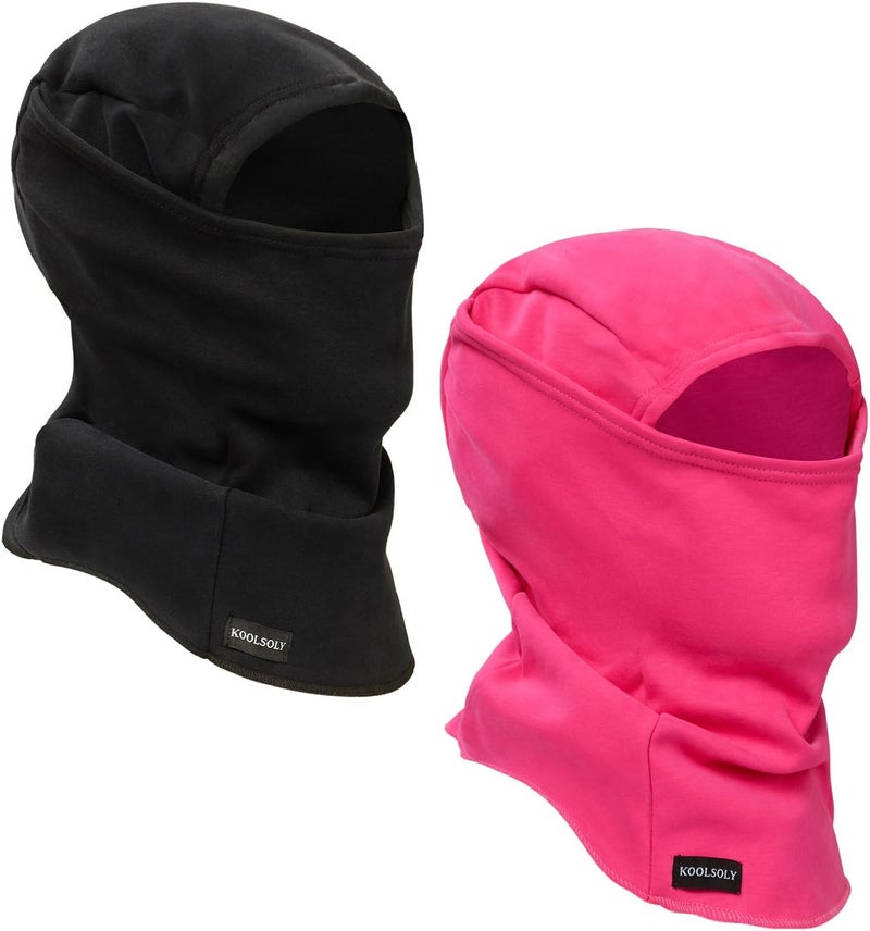 KOOLSOLY Ski Mask Balaclava Cold Weather Warm and Fleece Face Mask Neck Warmer Full Face Mask for Men&Women - Image 1